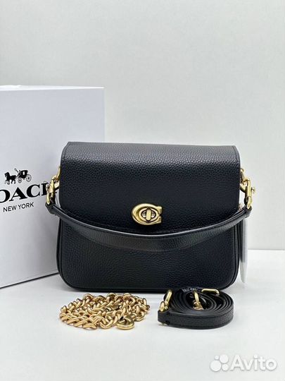 Сумка женская натуральная кожа coach