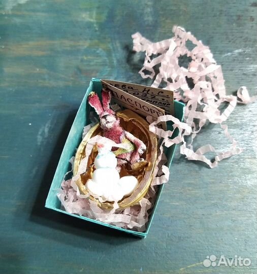 Миниатюра друг тедди зайчик (кролик)