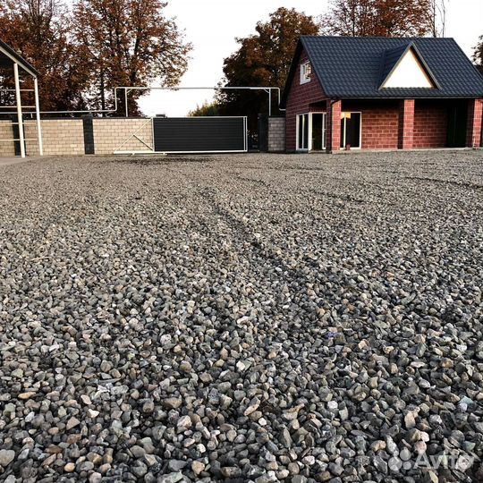 Щебень гравийный с доставкой