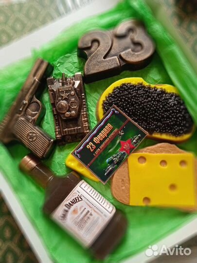 Штучное, наборы из мыла ручной работы к 23 февраля