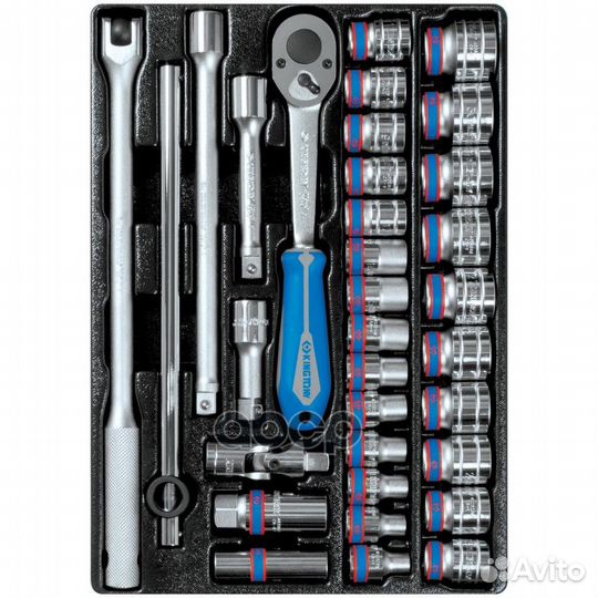 Набор торцевых головок 1/2