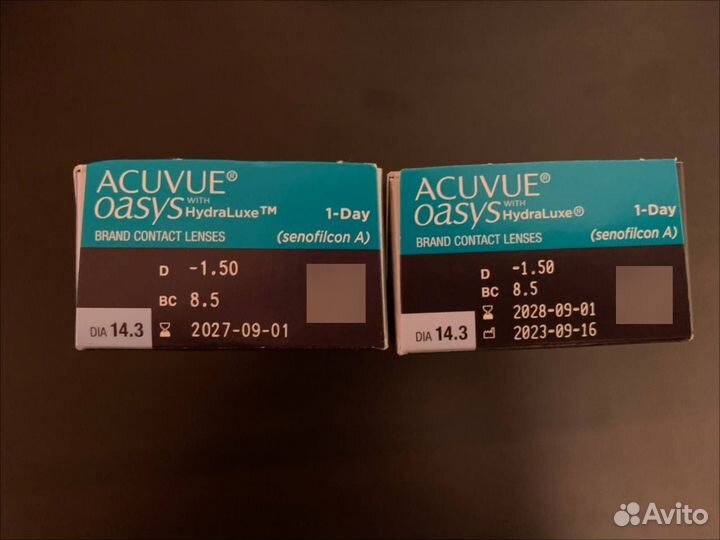 Acuvue Oasys HydraLuxe линзы D -1.5 в Москве