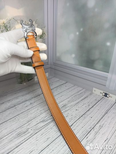 Ремень Женская Celine Люкс Натуральная кожа