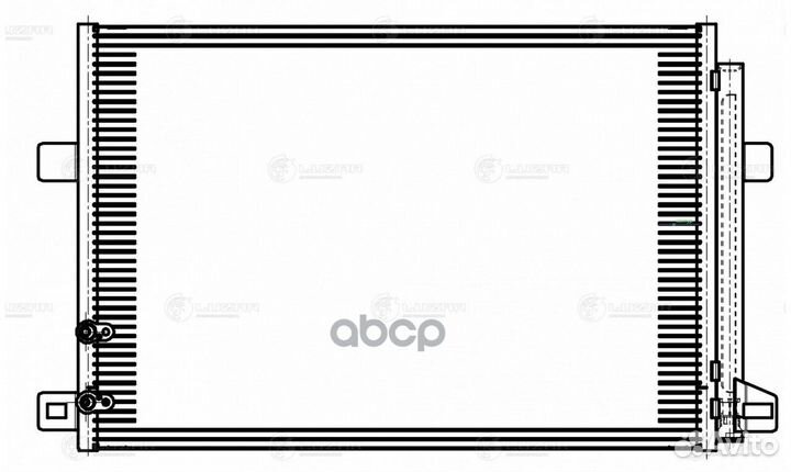 Конденсер VW amarok 08- 2.0I/2.0D/3.0D lrac1820