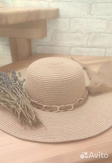 Соломенная шляпка женская новая