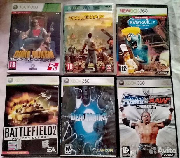 Диски на xbox 360