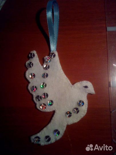 Елочные игрушки из фетра