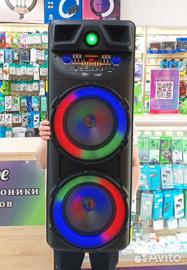 Музыкальная большая Bluetooth колонка