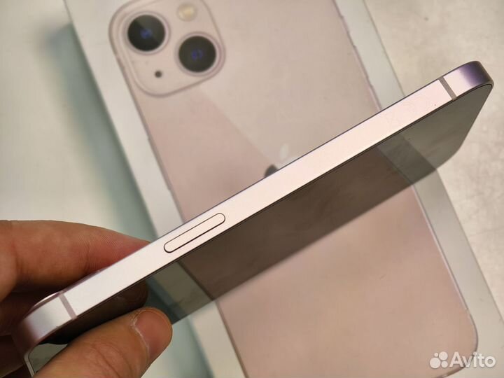 С коробкой) iPhone 13 128Gb Розовый Sim+Esim