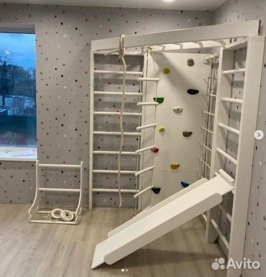 Угловой домашний спортивный комплекс (4 секции)