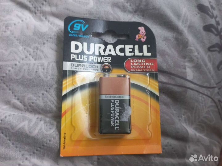 Батарейка 9v крона