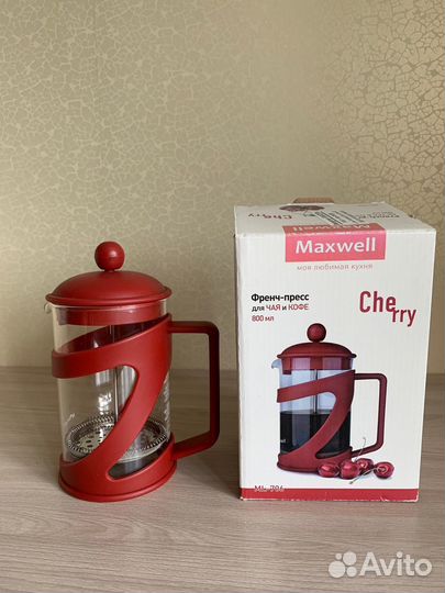 Заварочный чайник-Френч-пресс Maxwell Cherry 800
