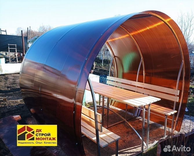 Беседка Бочка