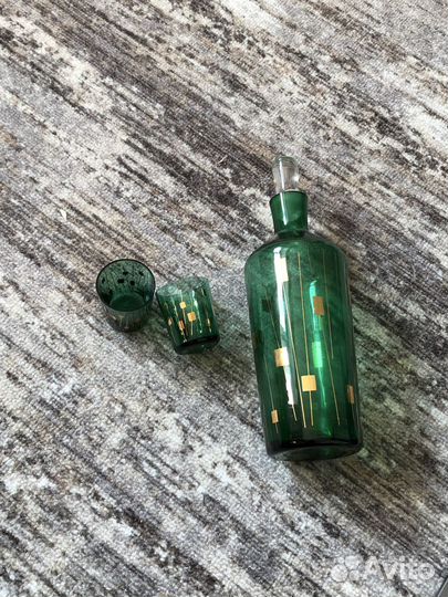 Графин/Штоф со стопками винтаж