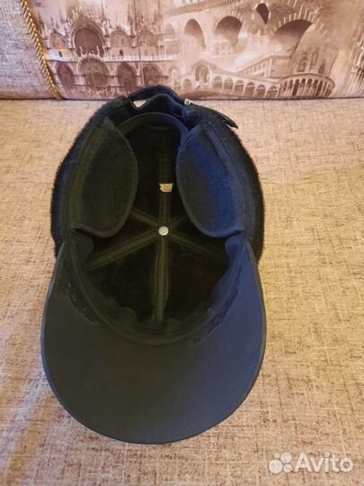 Меховая мужская кепка