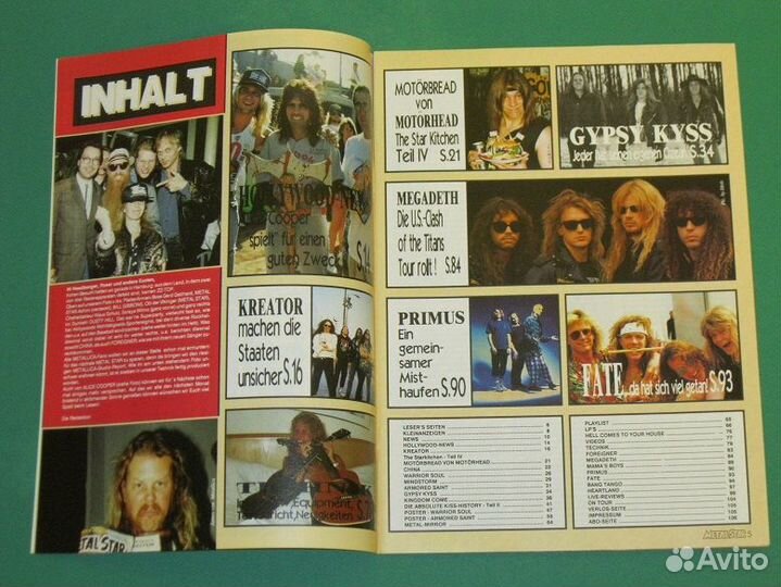Журнал Metal Star №7 1991 (С плакатами