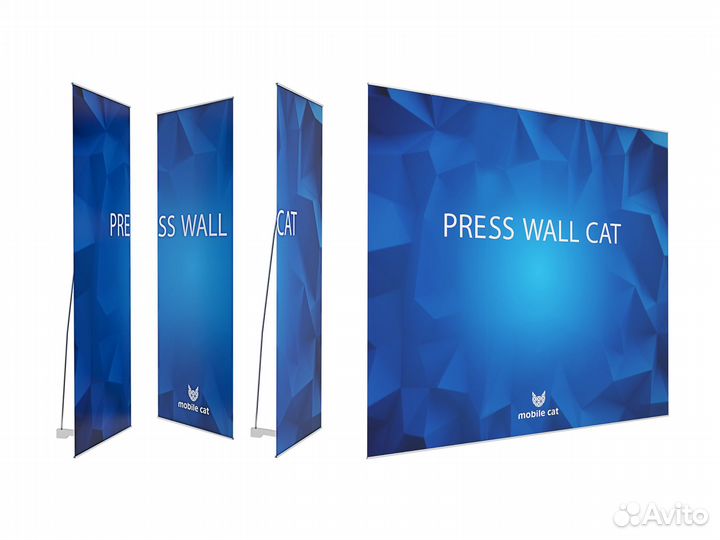 Press Wall (Roll Up) стенд L-banner конструкция