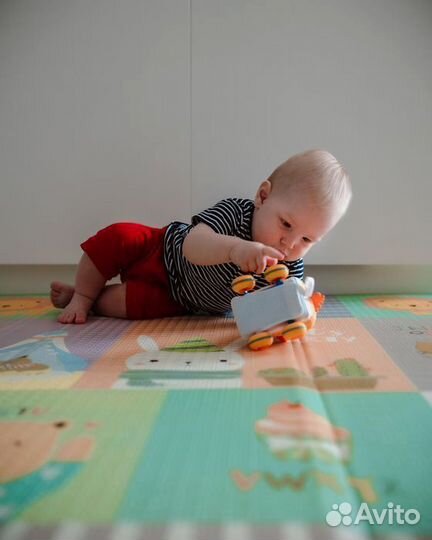 Детский коврик для ползания новый (заводской брак)