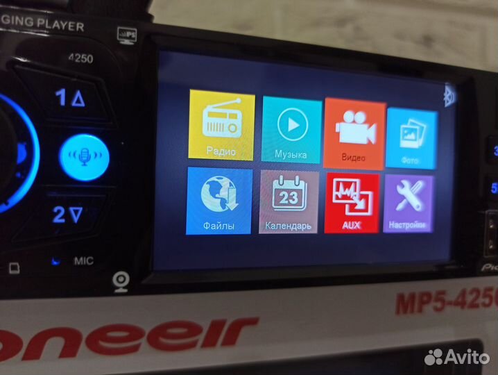 Магнитола Pioneer 4052 Экран+блютус