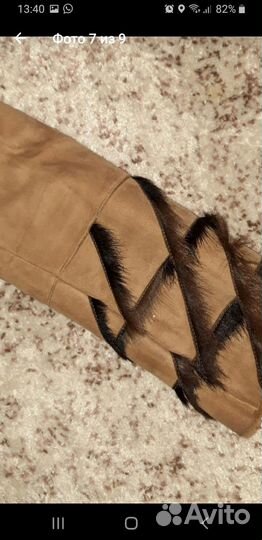 Дубленка натуральная женская 44- 46