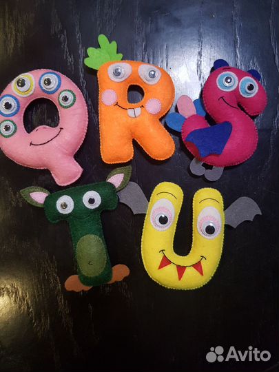 Алфавит из фетра