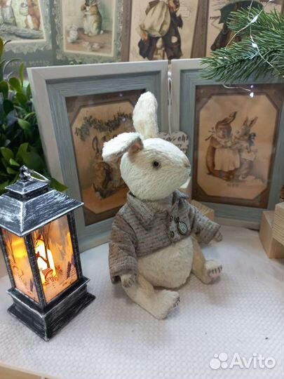 Мишка тедди ручная работа (зайка)