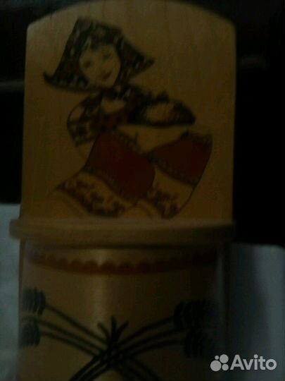 Солонка деревянная