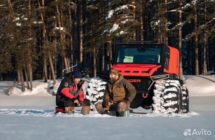 Новый вездеход, болотоход Tinger TF4