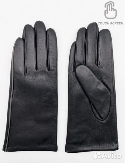 Перчатки женские кожаные новые