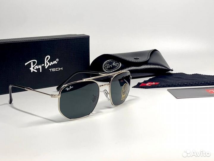 Очки Ray Ban Aviator хром