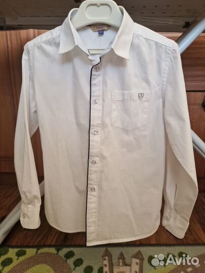 Рубашки школьные 128-134см