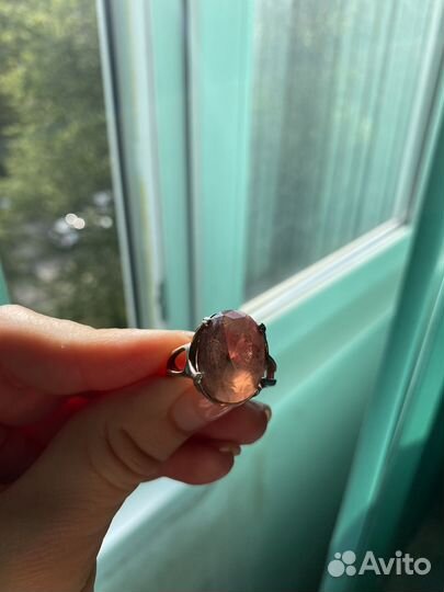 Кольцо с султанитом