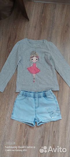 Детские вещи для девочки 104-116
