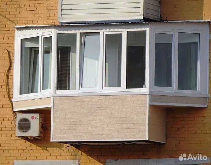 Остекление и отделка балконов и лоджий под ключ