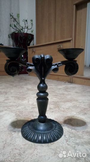 Подсвечник силумин СССР