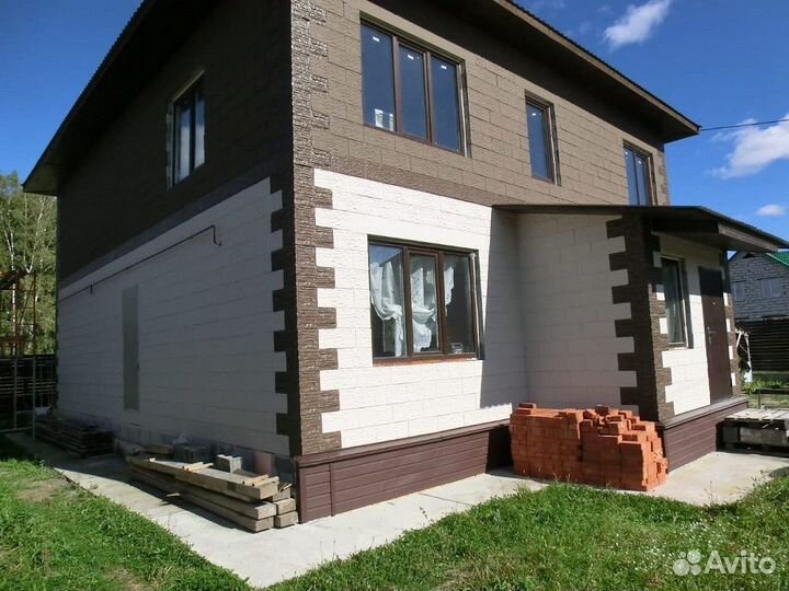 Фасадные работы, фасад под ключ