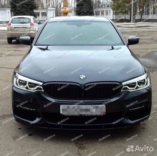 Обвес BMW 5 G30 дорест со спойлером черный глянец
