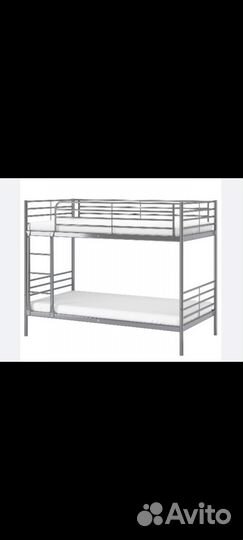 Кровать IKEA svarta