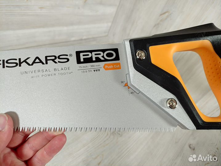 Ножовка по дереву PowerTooth 380мм Fiskars 1062930