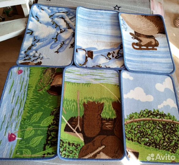 Маленькие коврики 40*60см