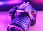 Nikon d3400 + af-p 18-55 VR - 6.9k пробег