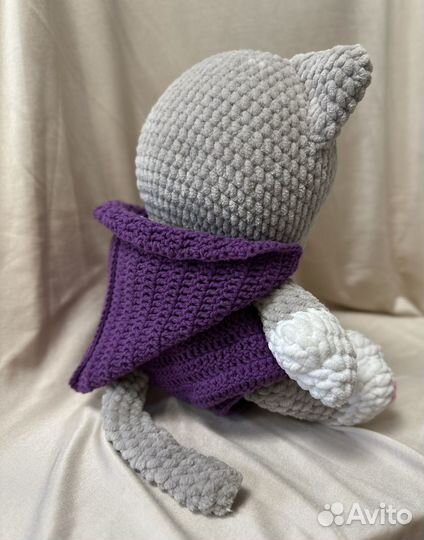 Кошка вязанная на заказ