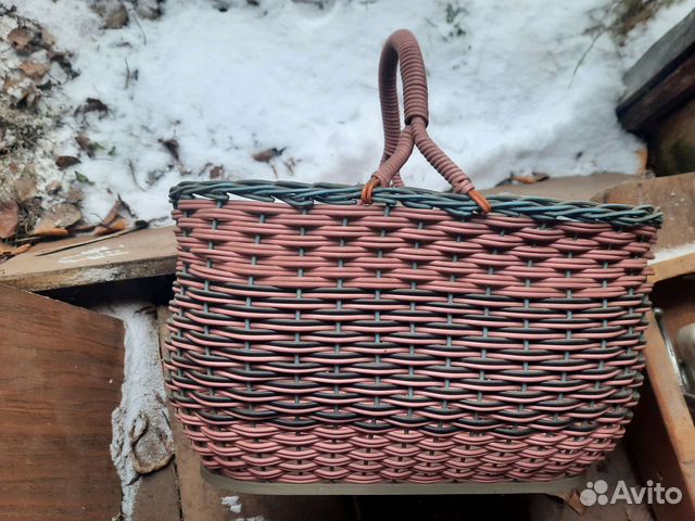 Корзина плетеная СССР