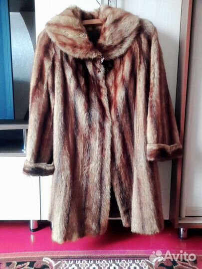 Шуба из меха сурка
