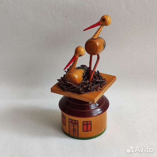 Статуэтка Советская сувенир СССР дерево игрушка