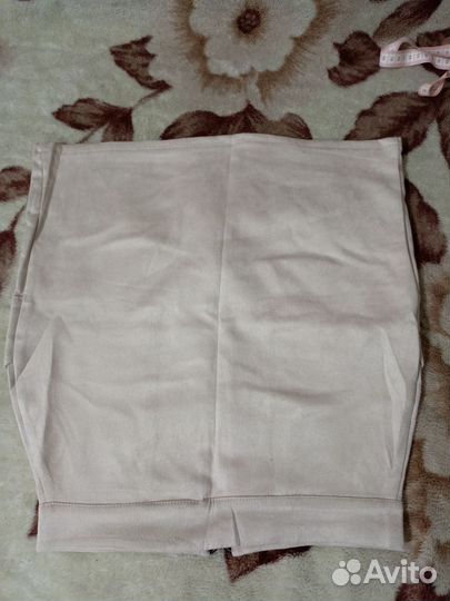 Мини юбка велюр