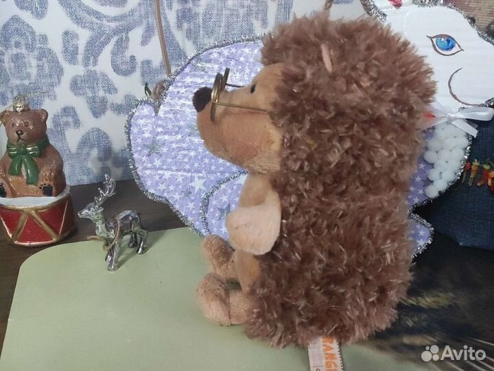 Ежик Колюнчик в очках мягкая игрушка Orange toys