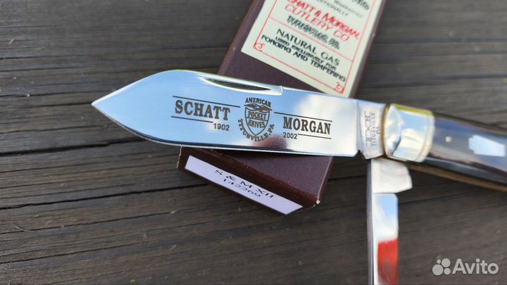 Раритет нож. Schatt&Morgan (made in USA) 2002г