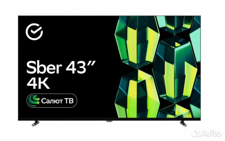 Телевизор Sber SDX-43U4124, 43