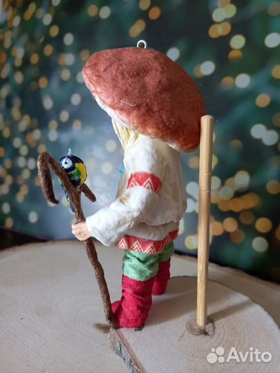 Ватные игрушки на елку 